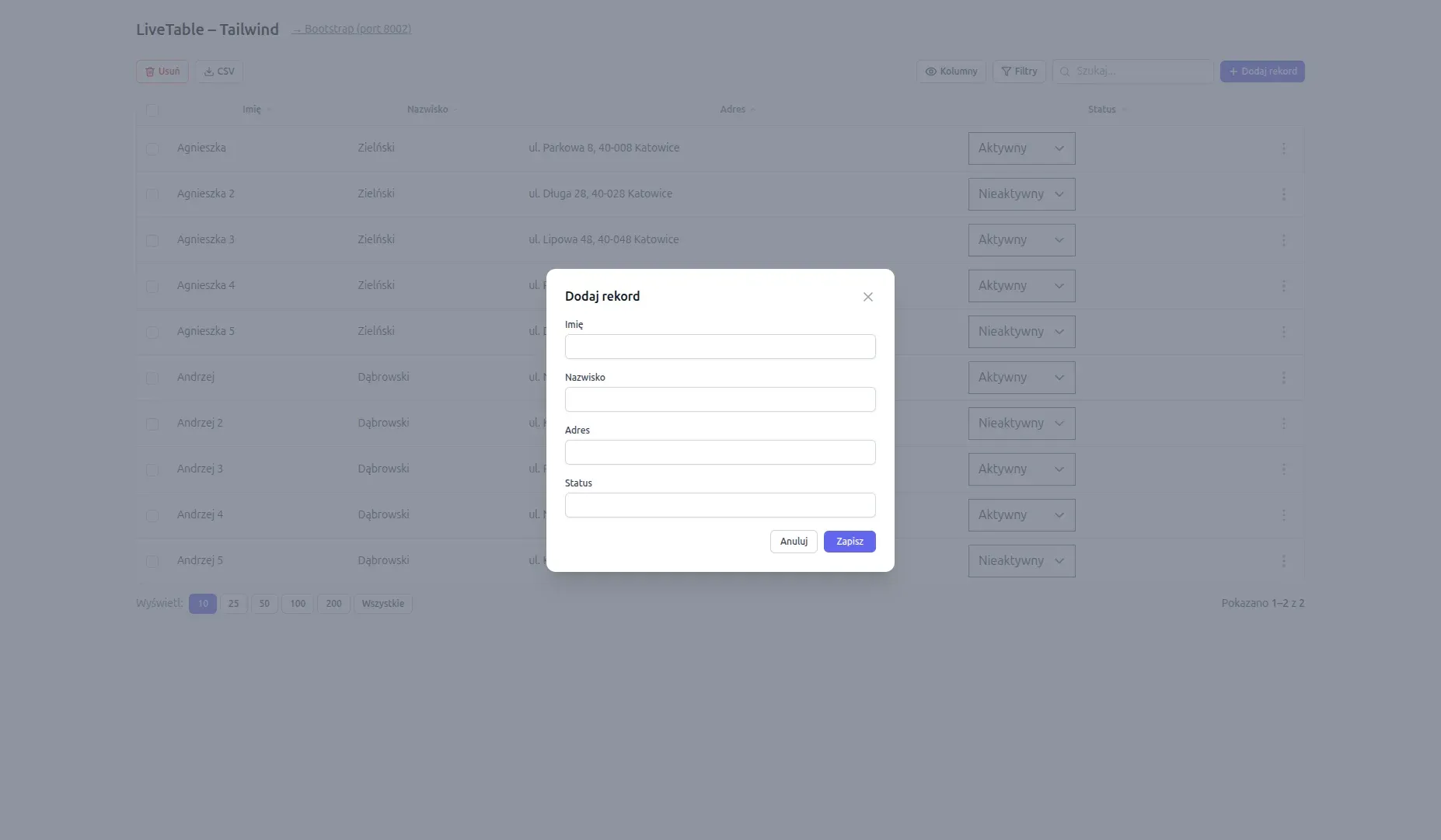 LiveTable 3