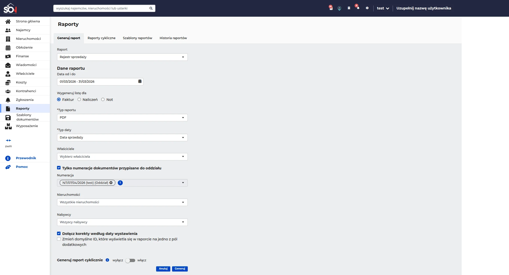 System Obsługi Najmu 2